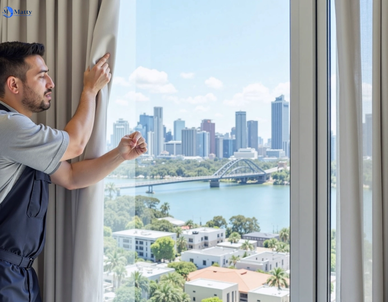 Professional curtain steam cleaning service randwick-nsw QLD by Matty Curtain Cleaning